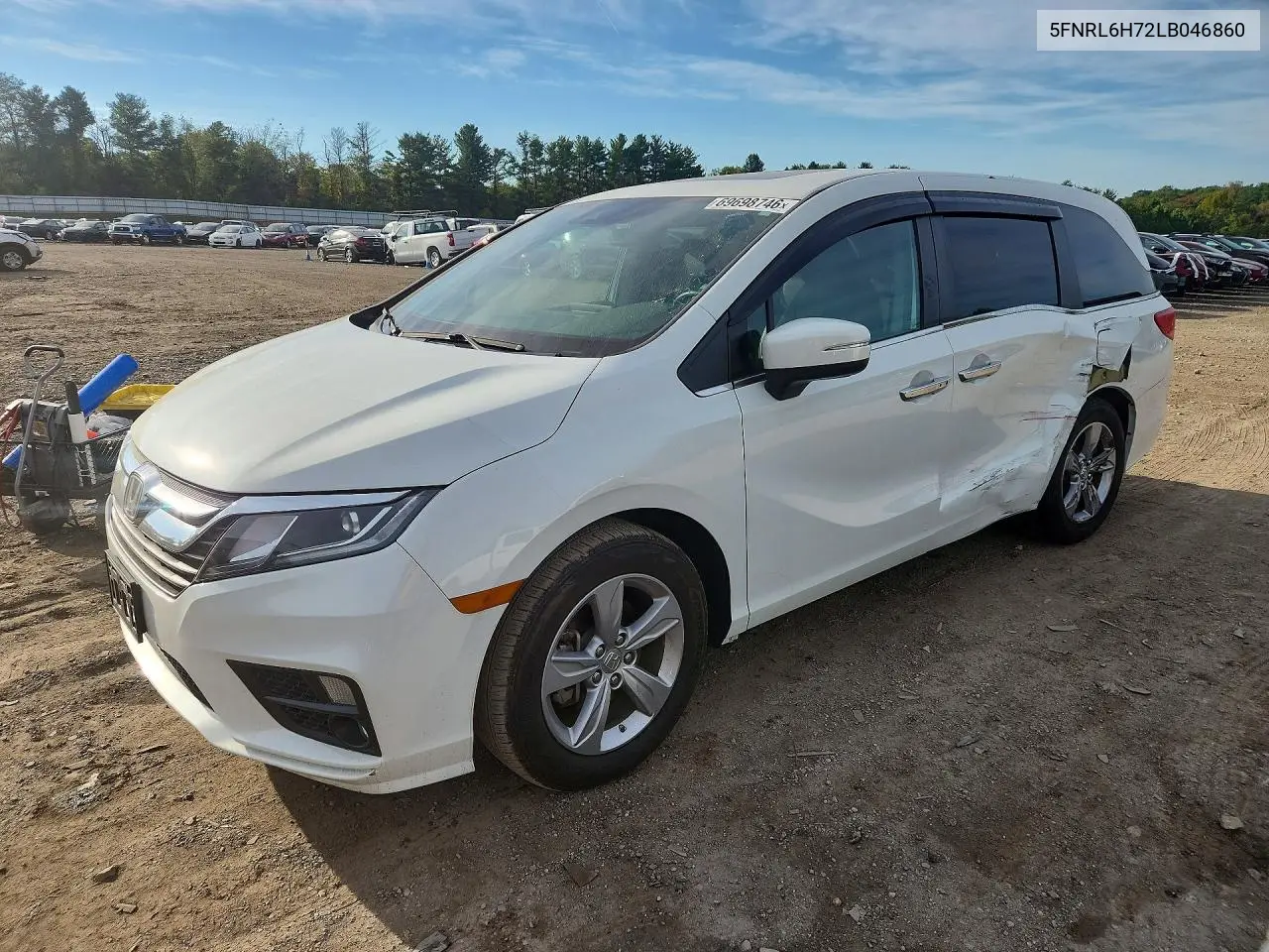 HONDA ODYSSEY 2020, VIN 5FNRL6H72LB046860