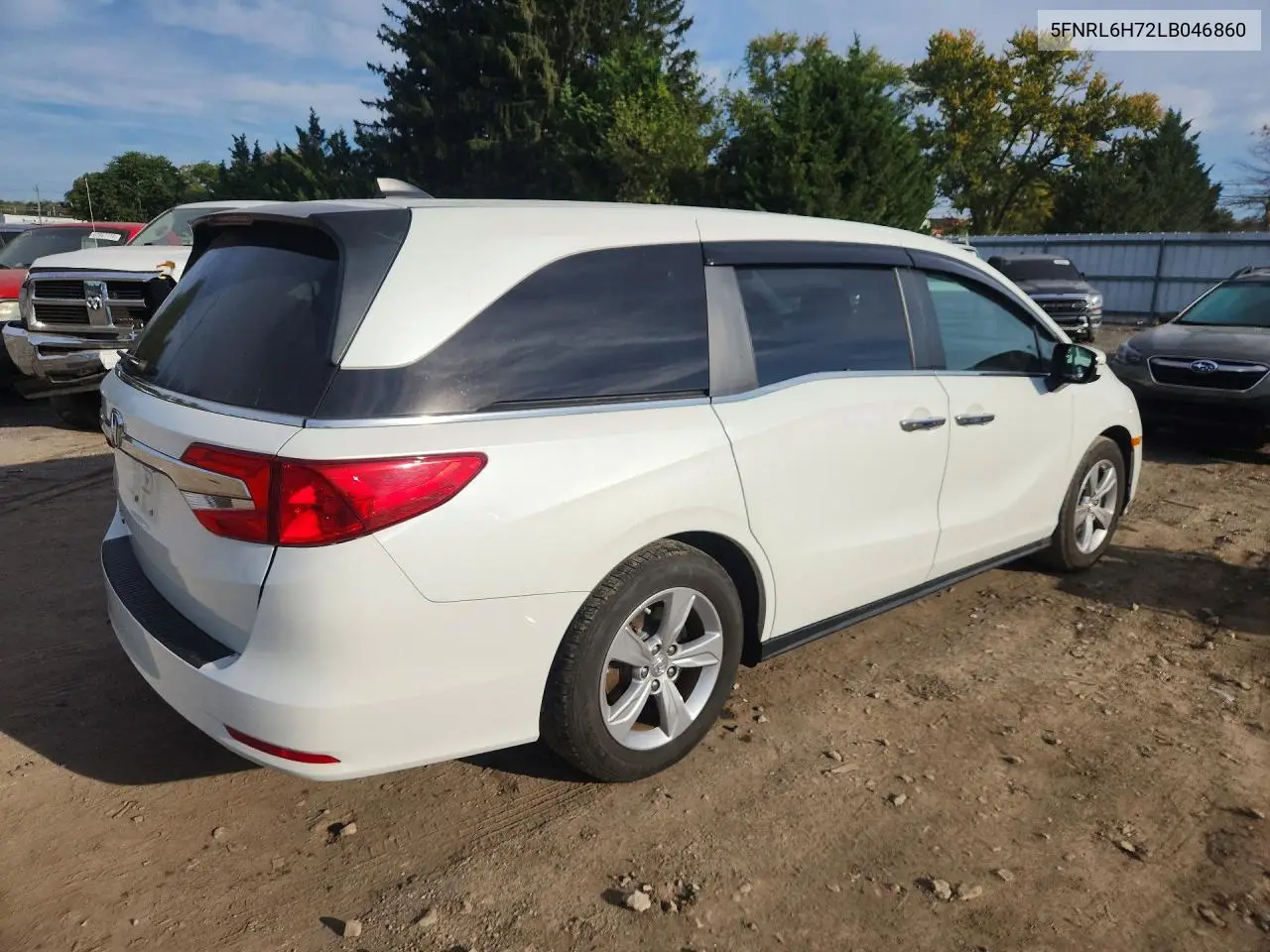 2020 HONDA ODYSSEY VIN 5FNRL6H72LB046860 — фото 3