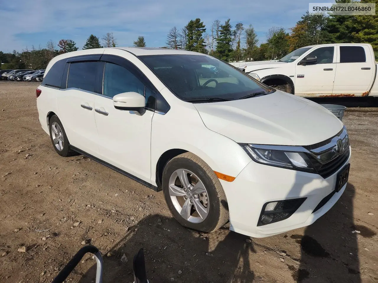 2020 HONDA ODYSSEY VIN 5FNRL6H72LB046860 — фото 4