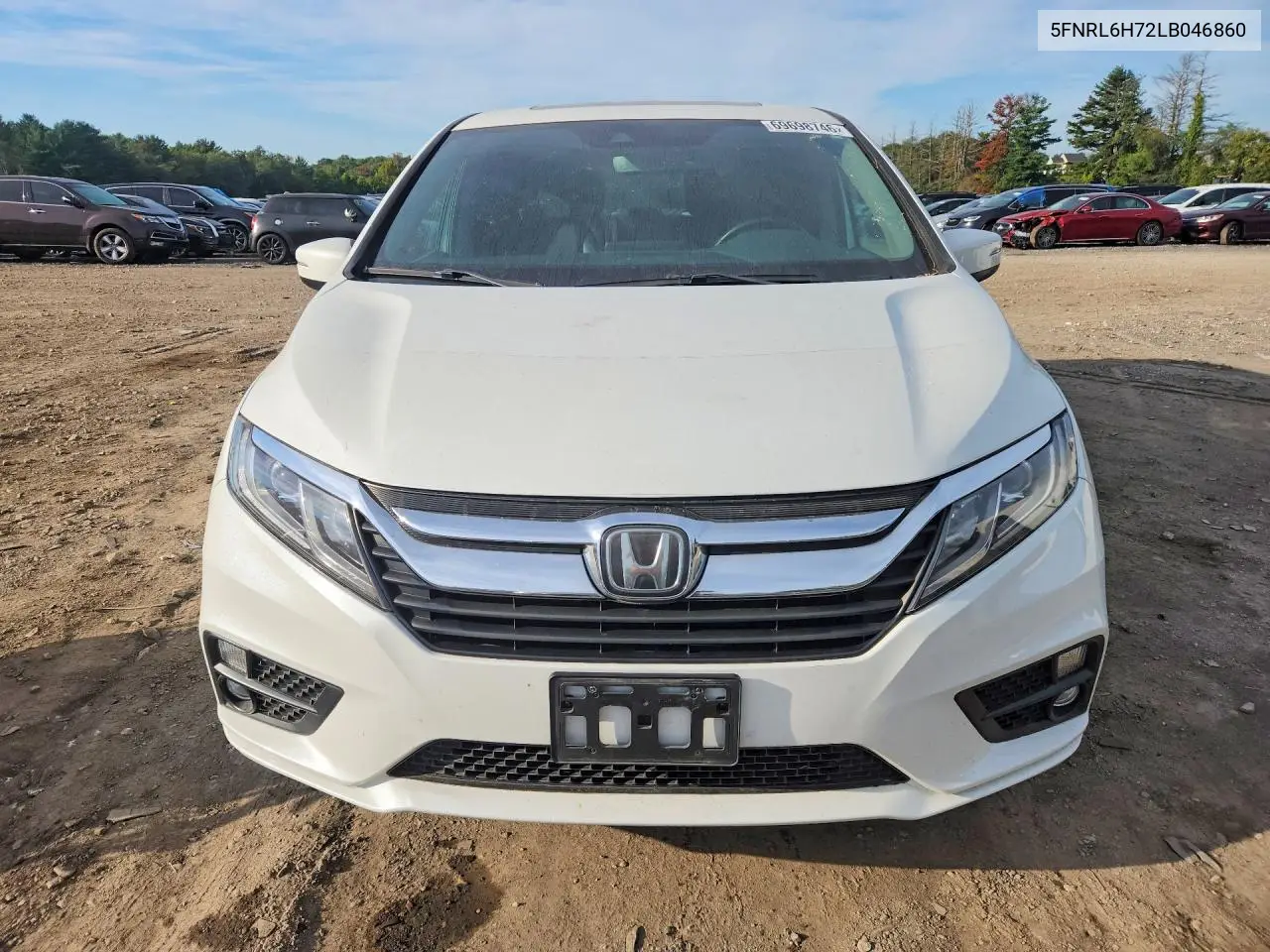 2020 HONDA ODYSSEY VIN 5FNRL6H72LB046860 — фото 5