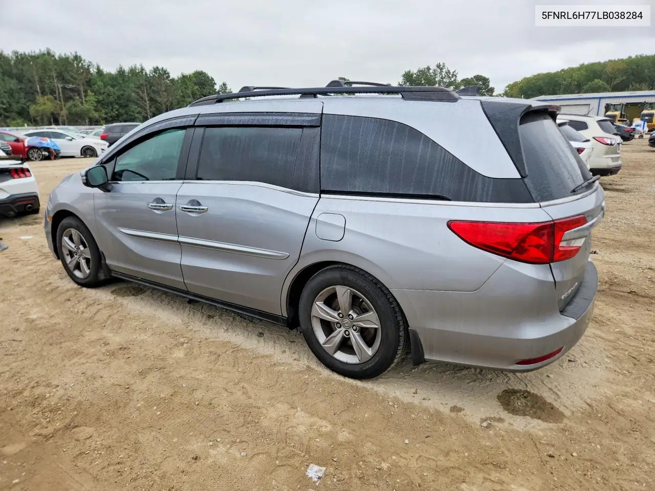 2020 HONDA ODYSSEY VIN 5FNRL6H77LB038284 — фото 2