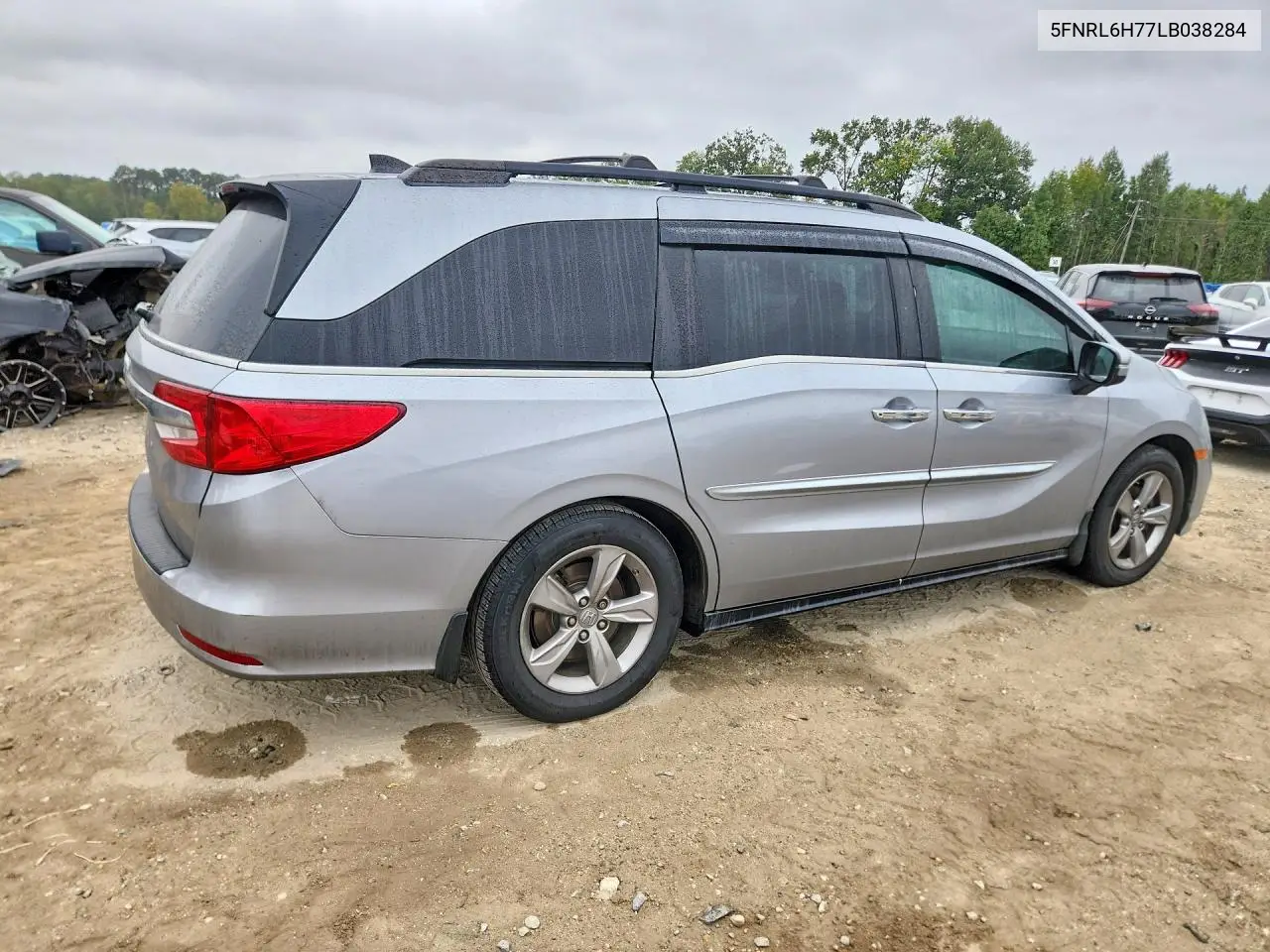 2020 HONDA ODYSSEY VIN 5FNRL6H77LB038284 — фото 3