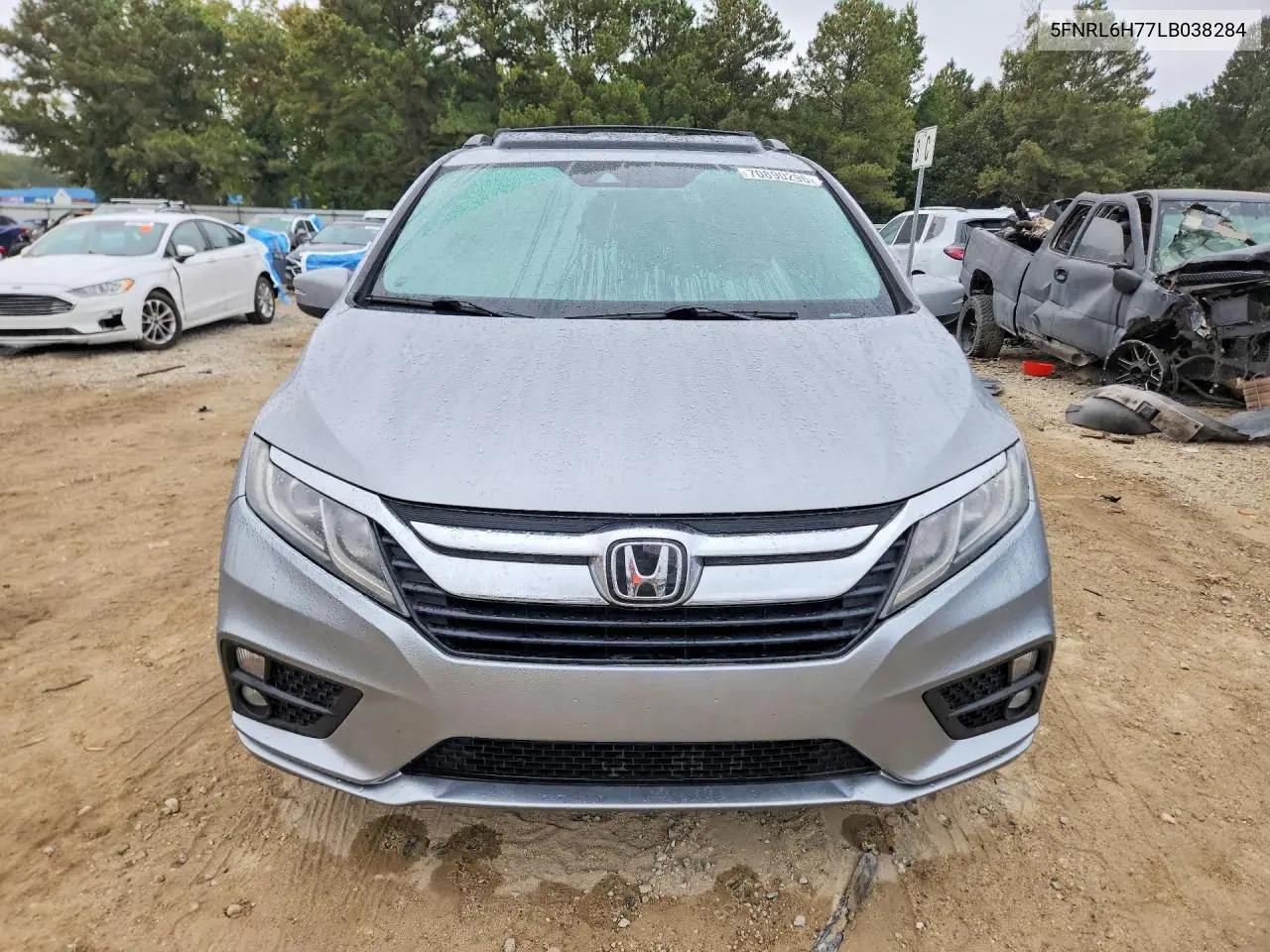 2020 HONDA ODYSSEY VIN 5FNRL6H77LB038284 — фото 5