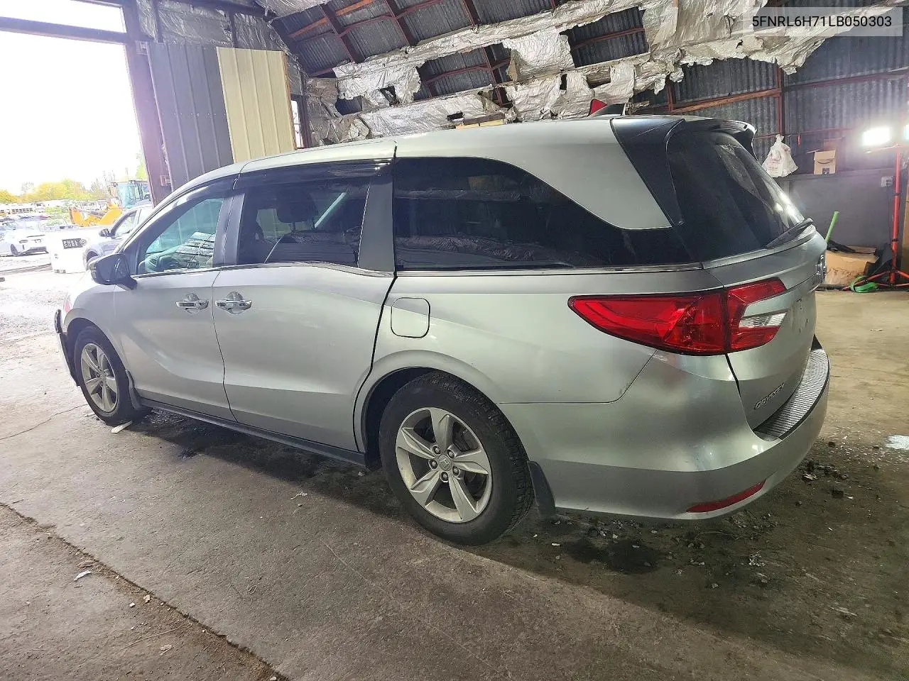 2020 HONDA ODYSSEY VIN 5FNRL6H71LB050303 — фото 2