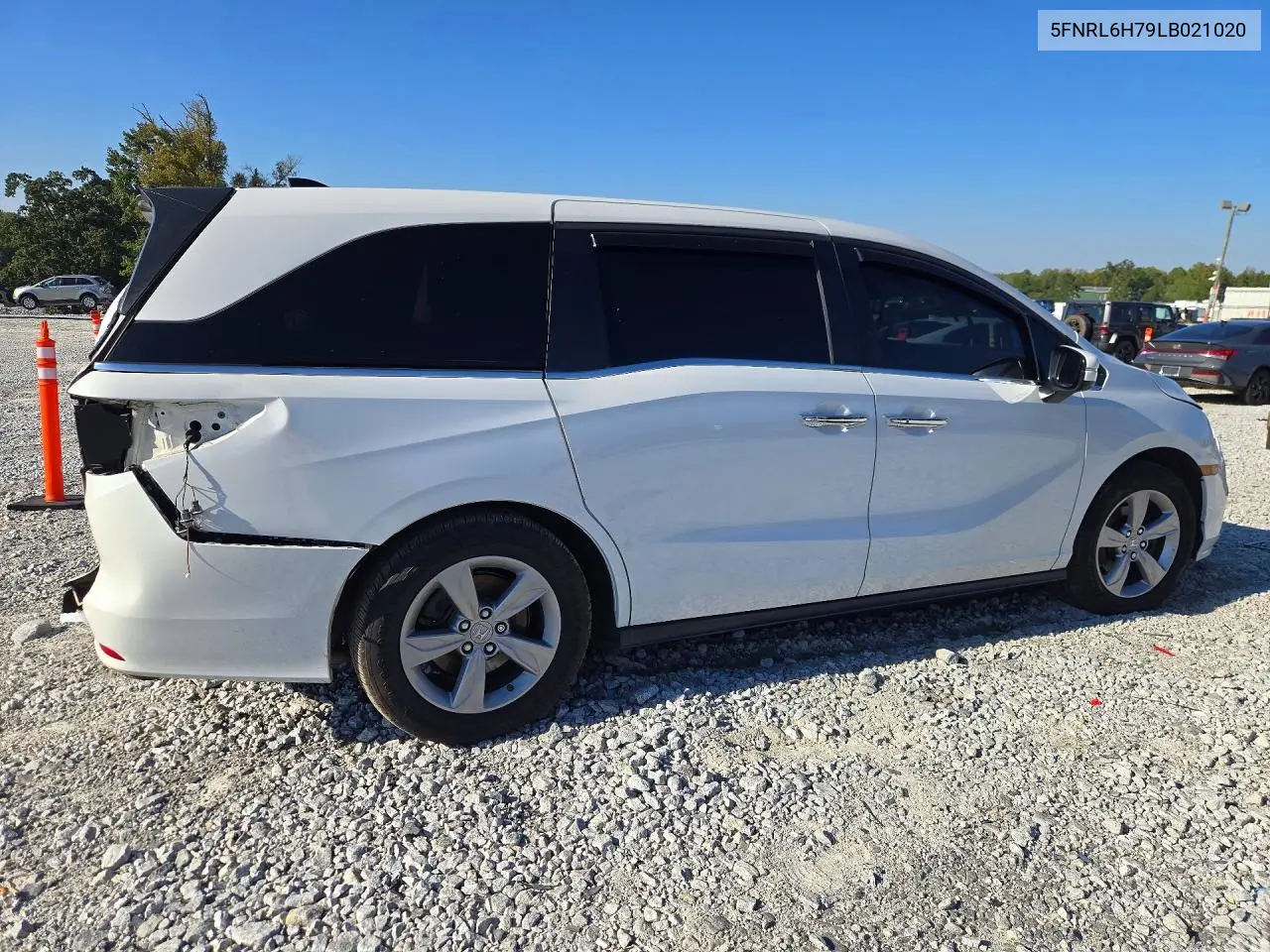 2020 HONDA ODYSSEY VIN 5FNRL6H79LB021020 — фото 3