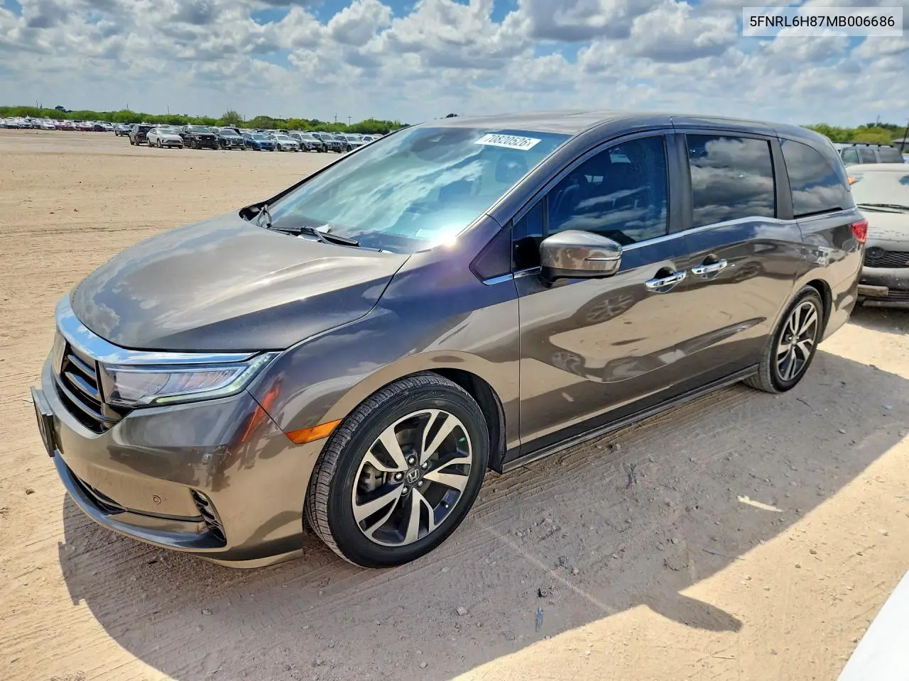 HONDA ODYSSEY 2021, VIN 5FNRL6H87MB006686