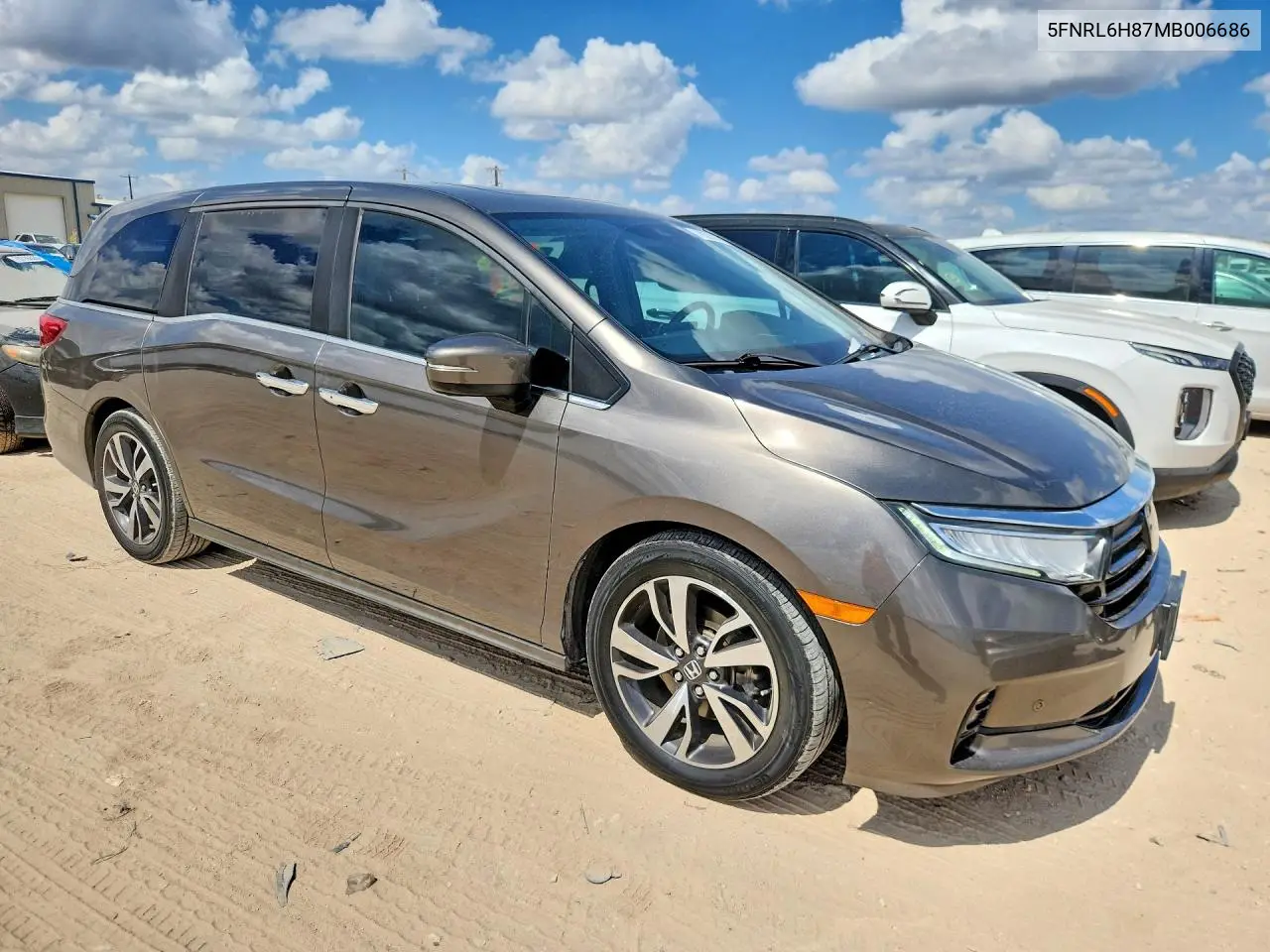 2021 HONDA ODYSSEY VIN 5FNRL6H87MB006686 — фото 4