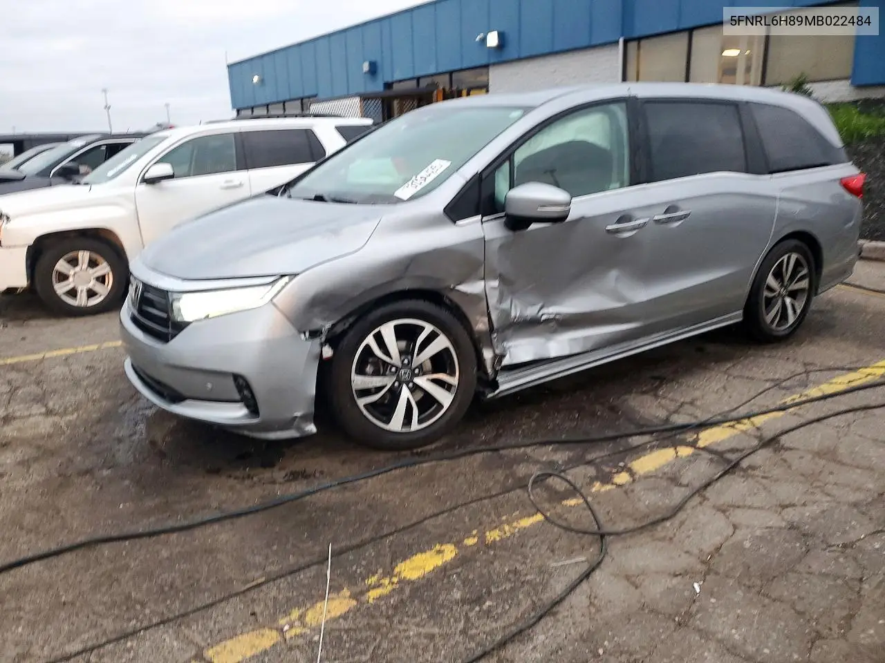 HONDA ODYSSEY 2021, VIN 5FNRL6H89MB022484