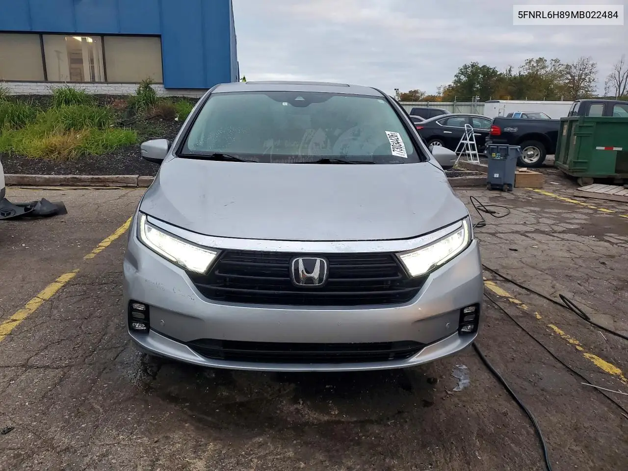 2021 HONDA ODYSSEY VIN 5FNRL6H89MB022484 — фото 5