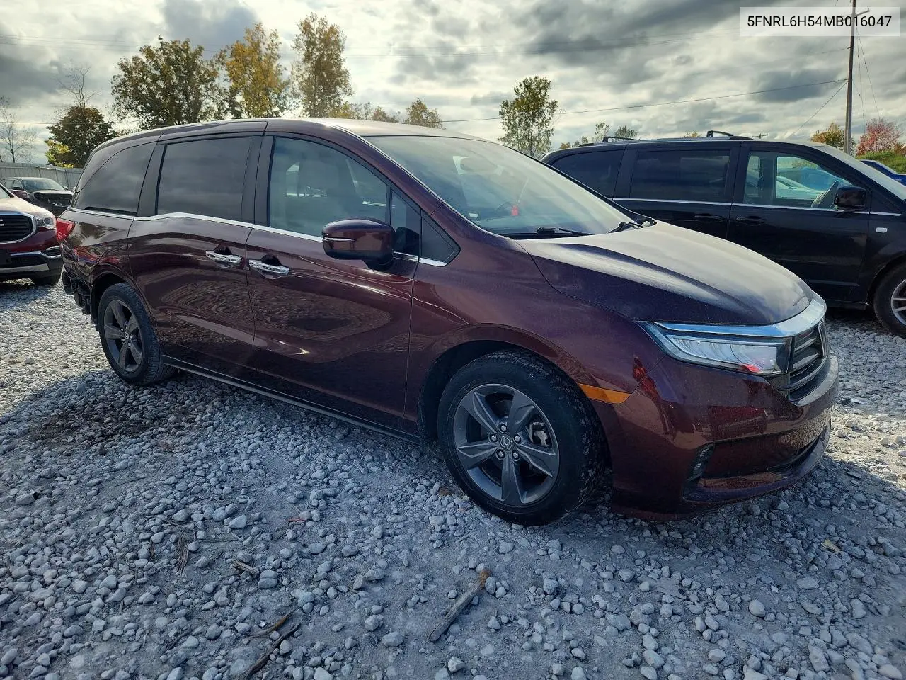 2021 HONDA ODYSSEY VIN 5FNRL6H54MB016047 — фото 4