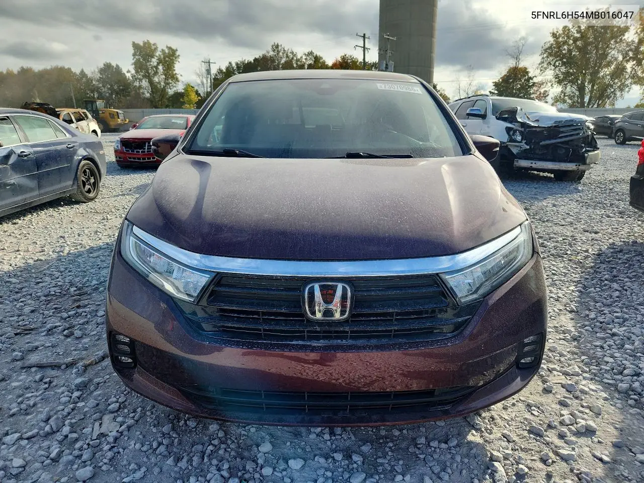 2021 HONDA ODYSSEY VIN 5FNRL6H54MB016047 — фото 5