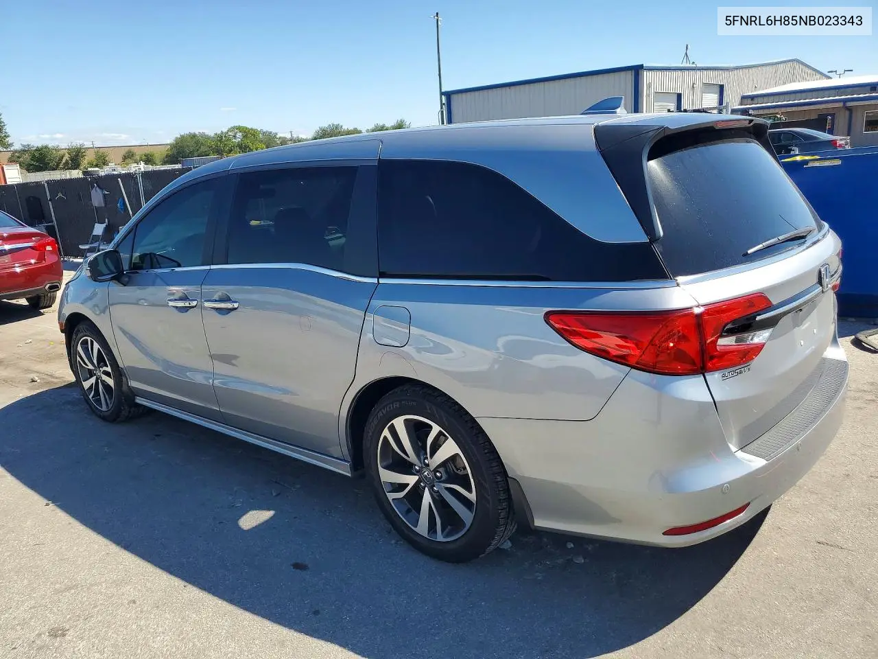2022 HONDA ODYSSEY VIN 5FNRL6H85NB023343 — фото 2