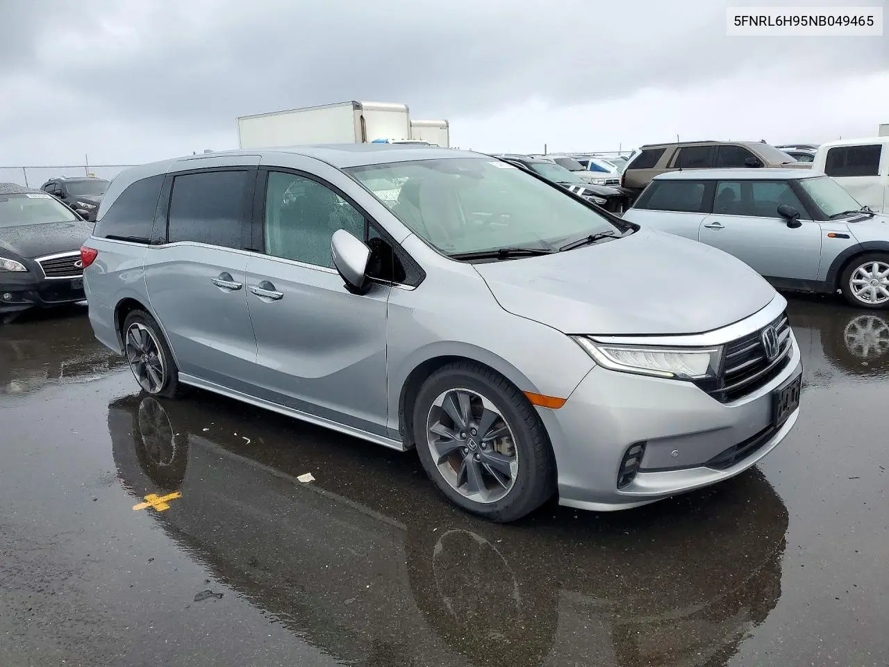 2022 HONDA ODYSSEY VIN 5FNRL6H95NB049465 — фото 4