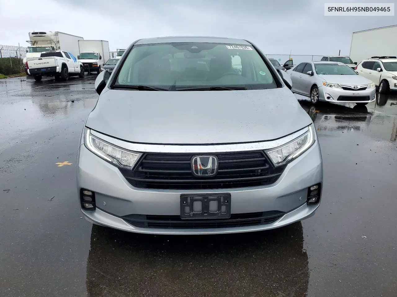 2022 HONDA ODYSSEY VIN 5FNRL6H95NB049465 — фото 5