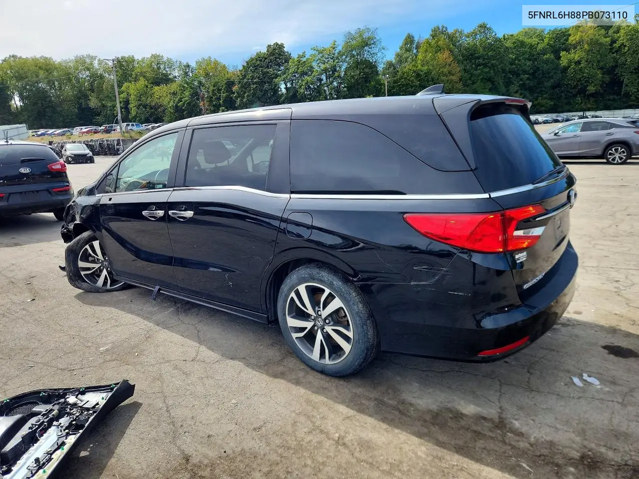2023 HONDA ODYSSEY VIN 5FNRL6H88PB073110 — фото 2