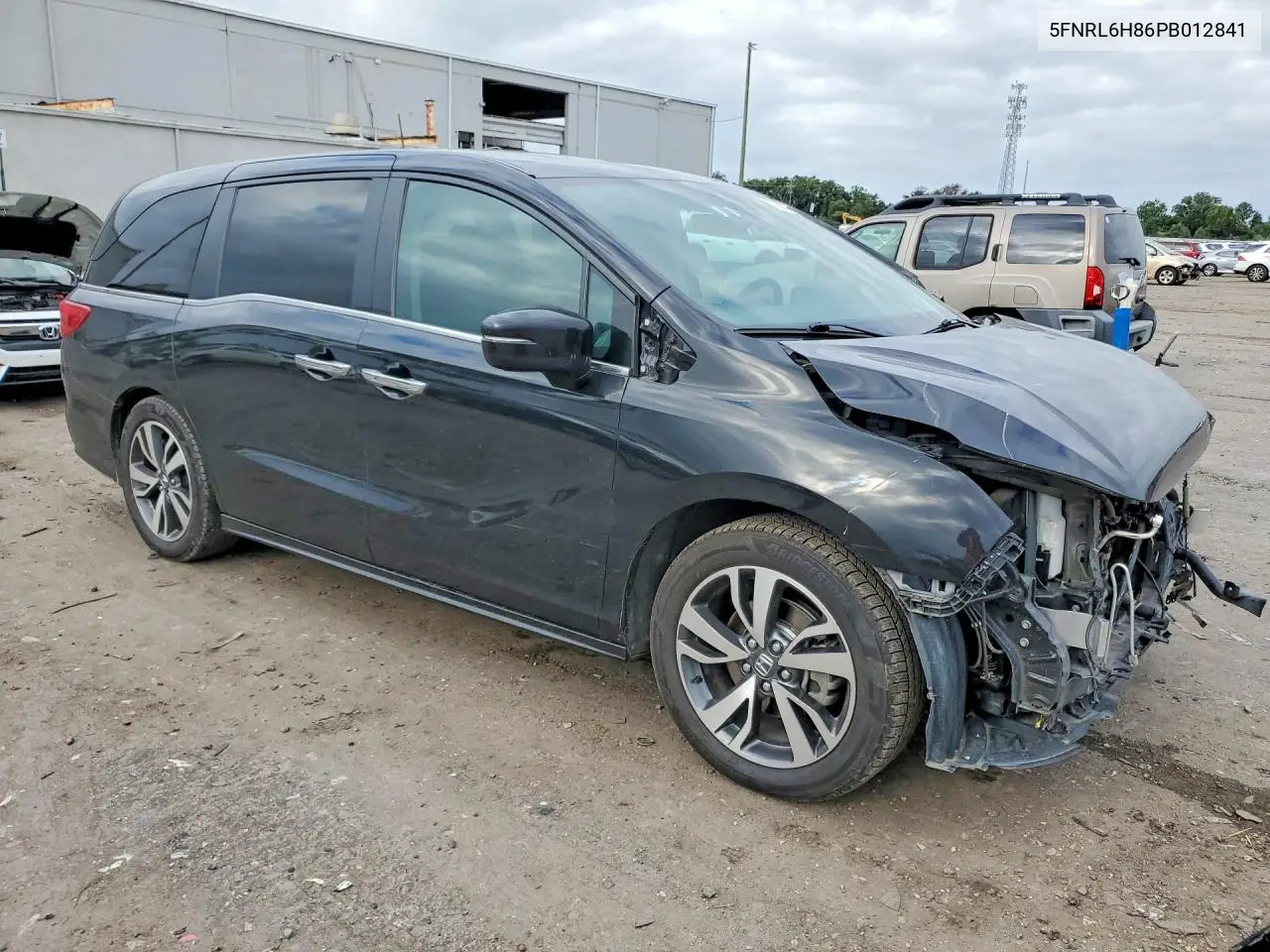 2023 HONDA ODYSSEY VIN 5FNRL6H86PB012841 — фото 4