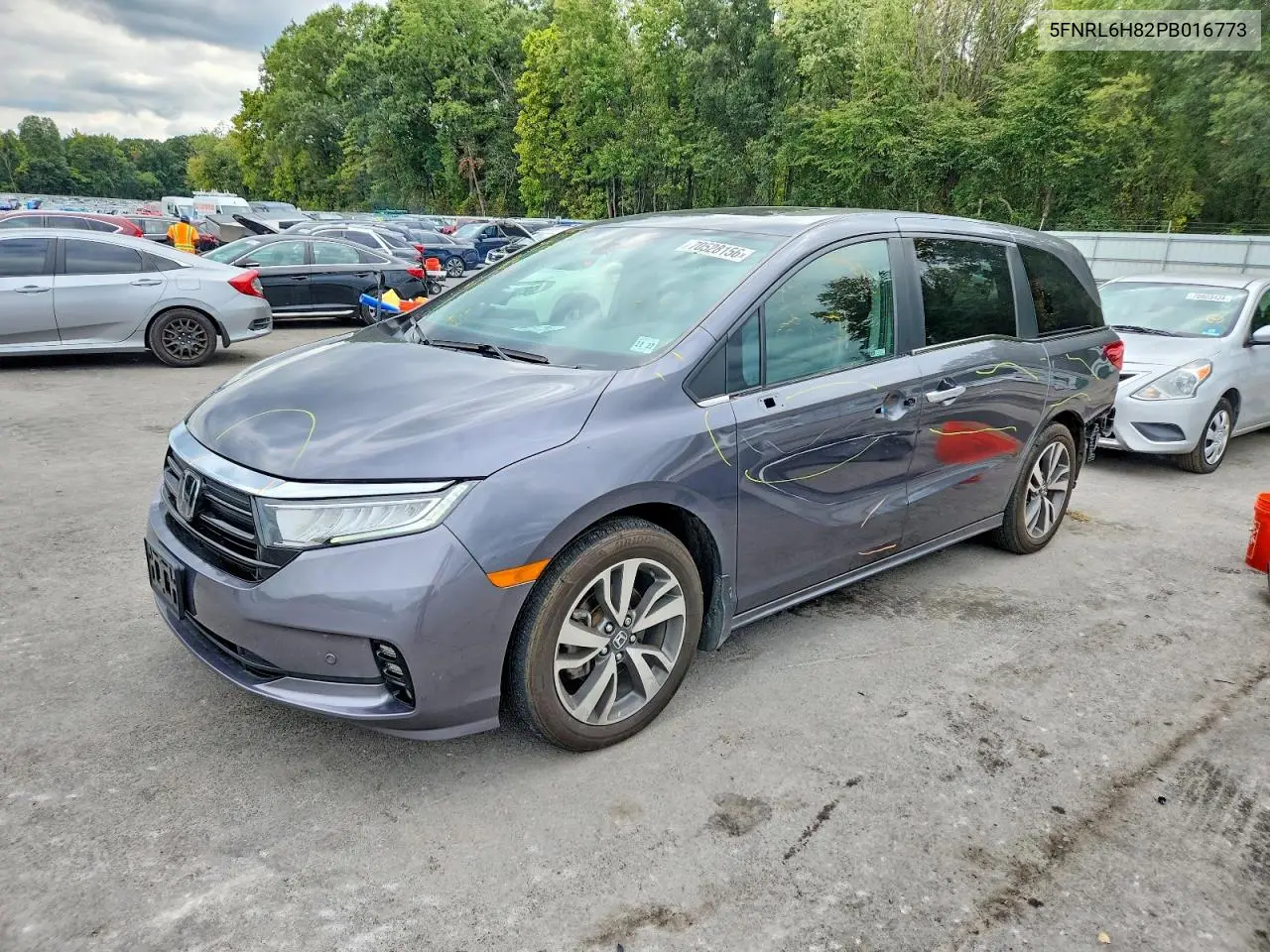 2023 HONDA ODYSSEY VIN 5FNRL6H82PB016773 — фото 2