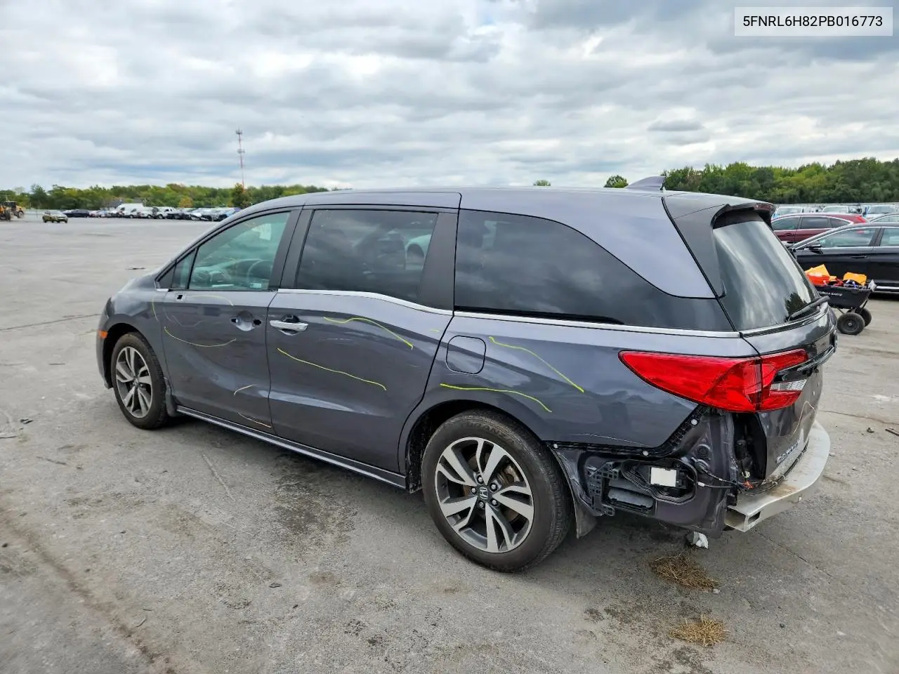 2023 HONDA ODYSSEY VIN 5FNRL6H82PB016773 — фото 3