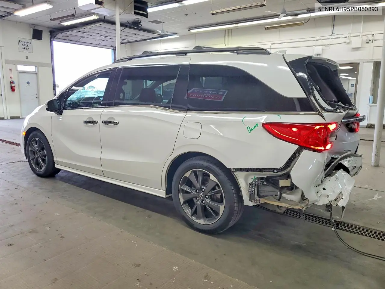 2023 HONDA ODYSSEY VIN 5FNRL6H95PB050893 — фото 2