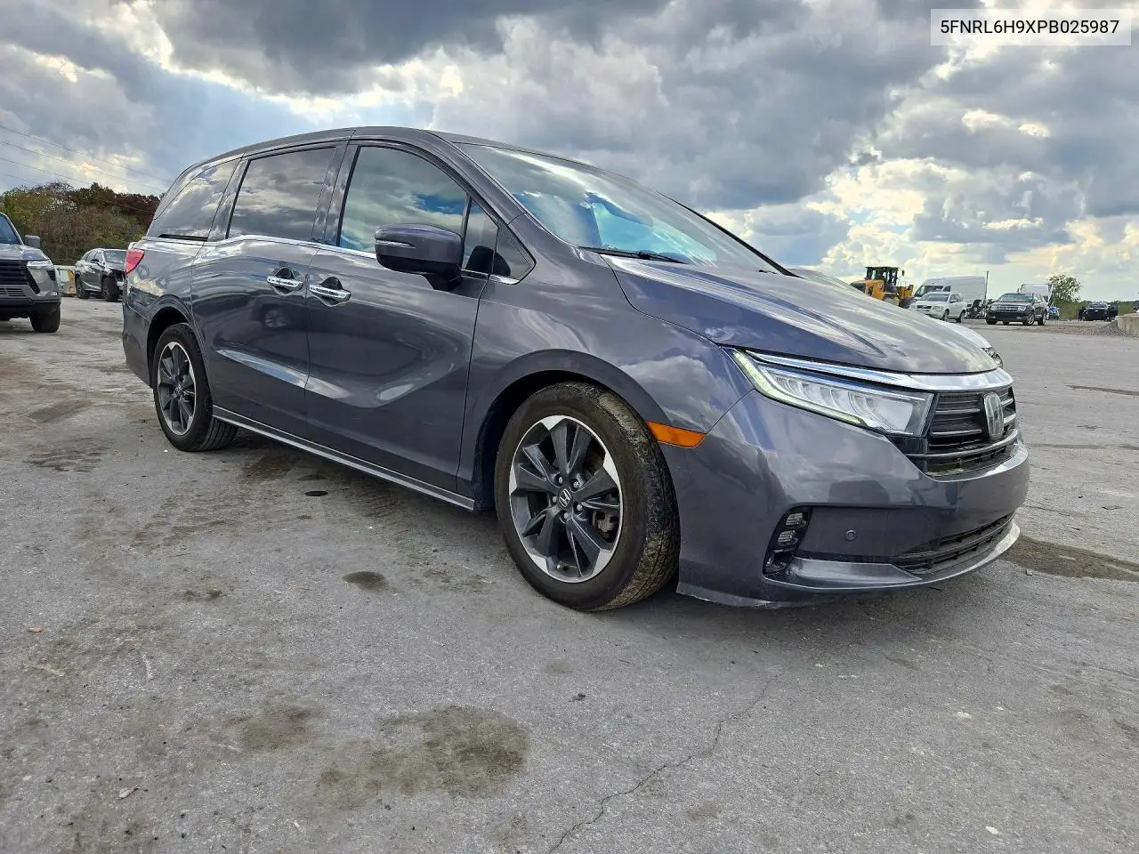 2023 HONDA ODYSSEY VIN 5FNRL6H9XPB025987 — фото 4