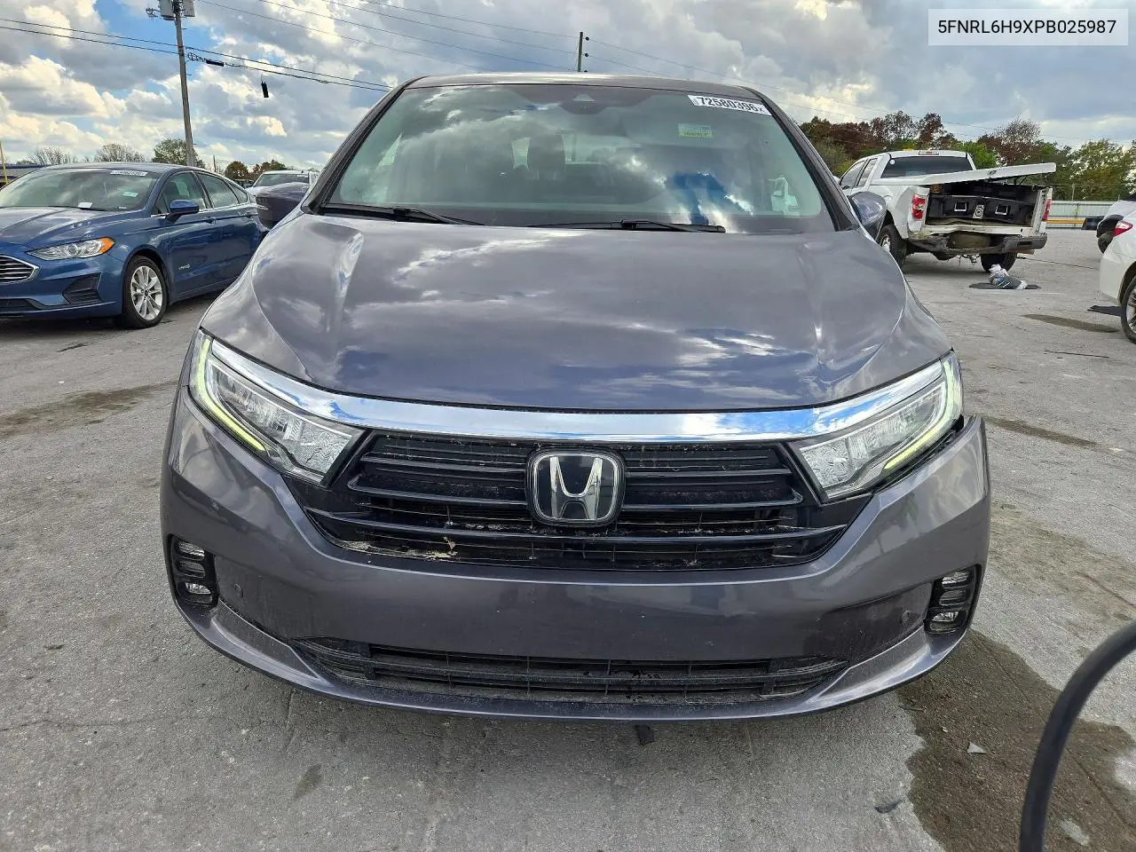 2023 HONDA ODYSSEY VIN 5FNRL6H9XPB025987 — фото 5