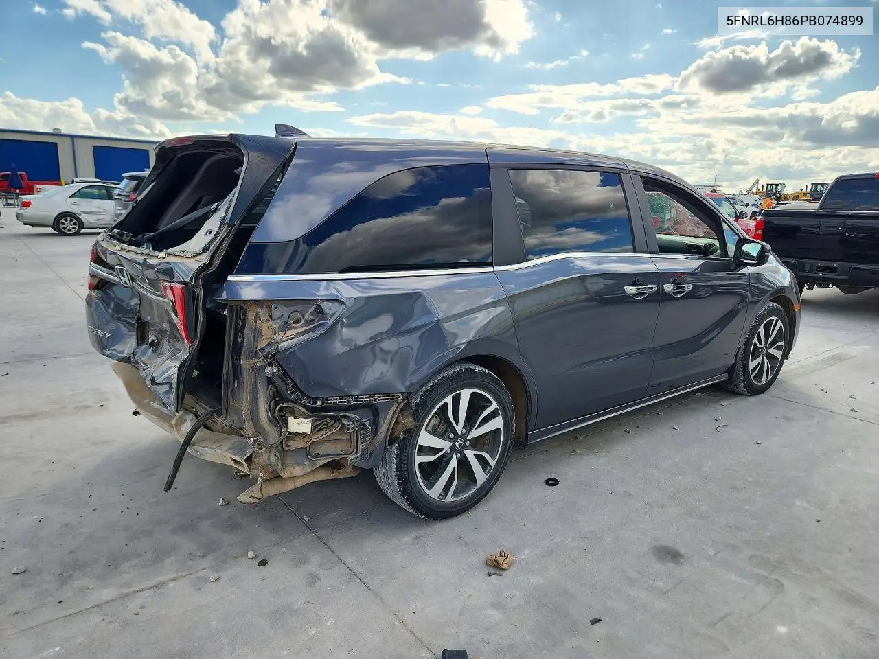 2023 HONDA ODYSSEY VIN 5FNRL6H86PB074899 — фото 3