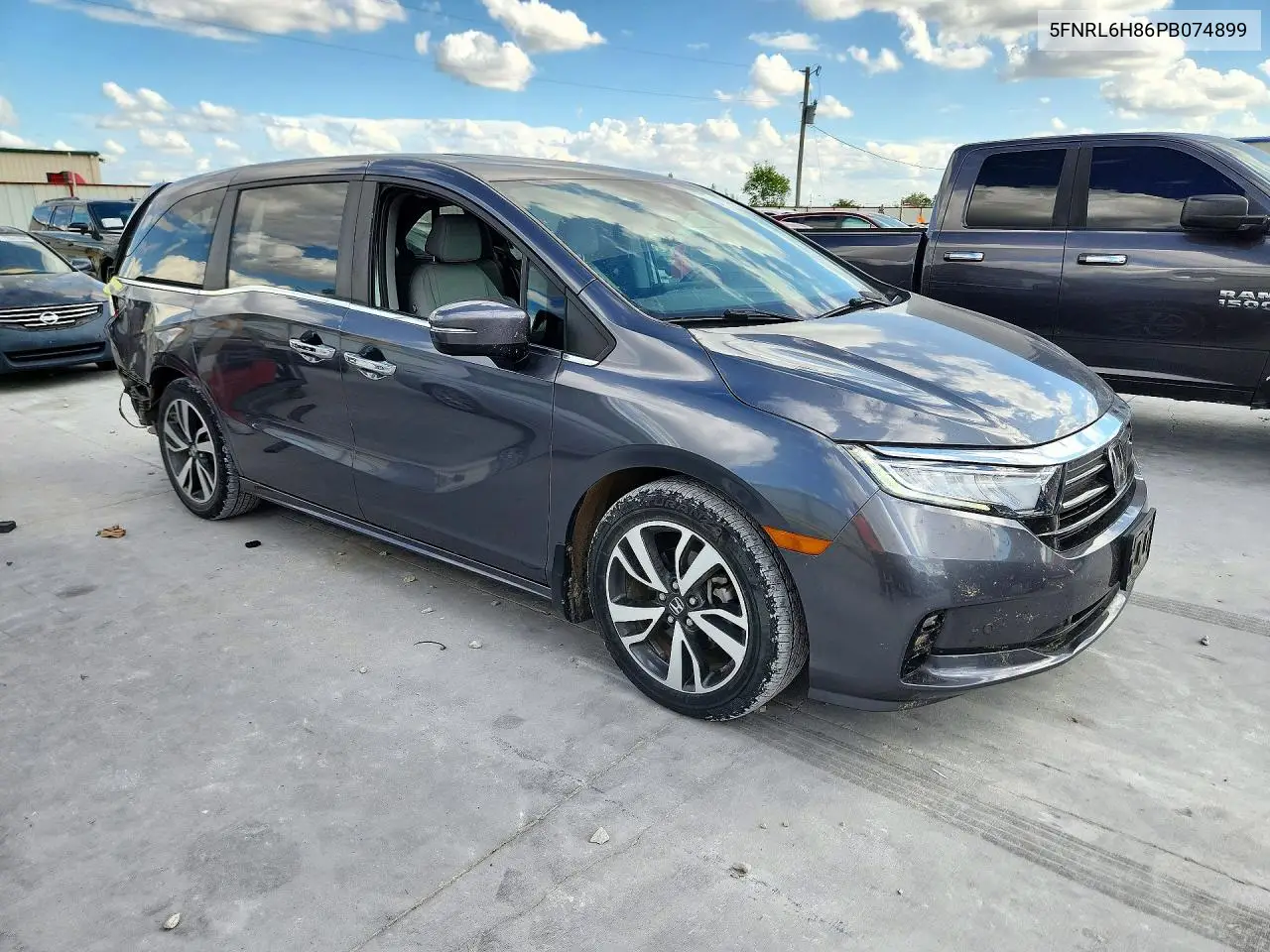 2023 HONDA ODYSSEY VIN 5FNRL6H86PB074899 — фото 4