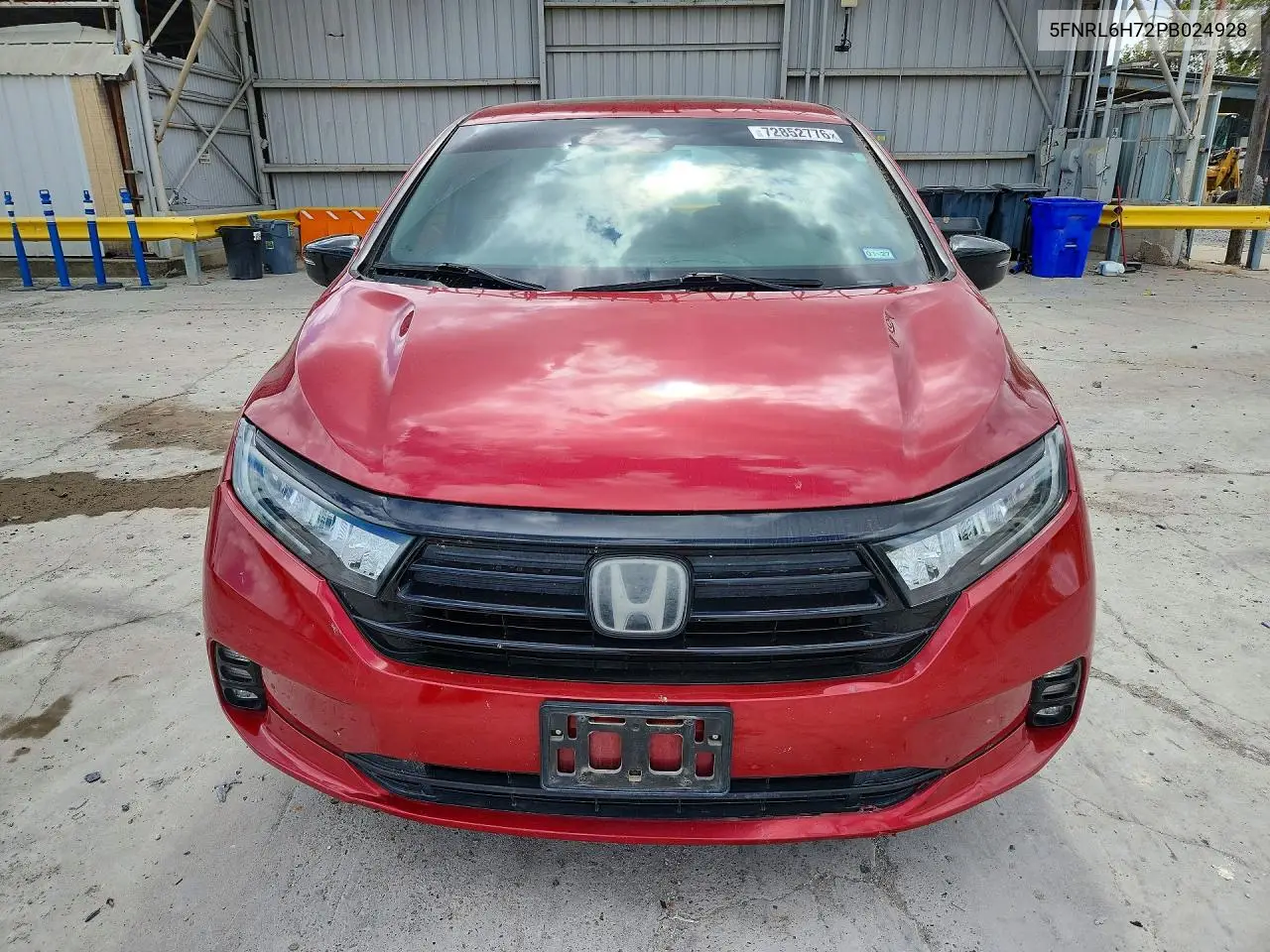 2023 HONDA ODYSSEY VIN 5FNRL6H72PB024928 — фото 5