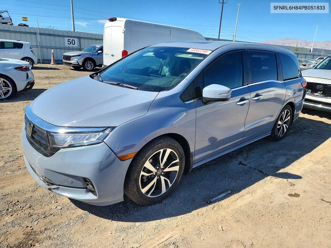HONDA ODYSSEY 2023, VIN 5FNRL6H84PB051833