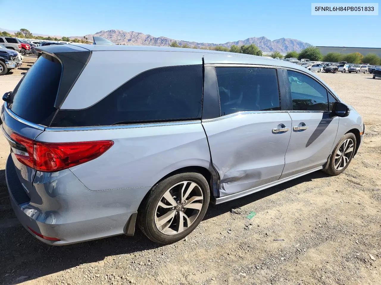 2023 HONDA ODYSSEY VIN 5FNRL6H84PB051833 — фото 3