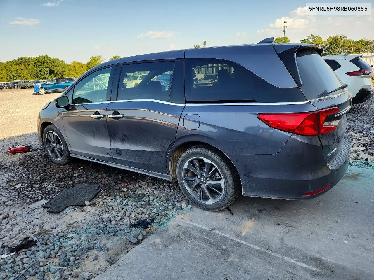 2024 HONDA ODYSSEY VIN 5FNRL6H98RB060885 — фото 2