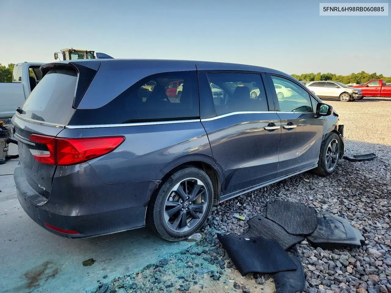 2024 HONDA ODYSSEY VIN 5FNRL6H98RB060885 — фото 3