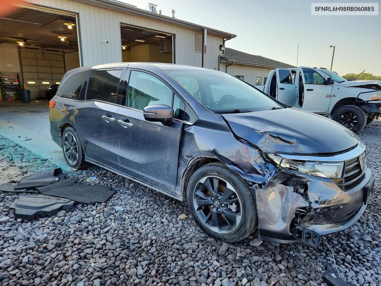 2024 HONDA ODYSSEY VIN 5FNRL6H98RB060885 — фото 4