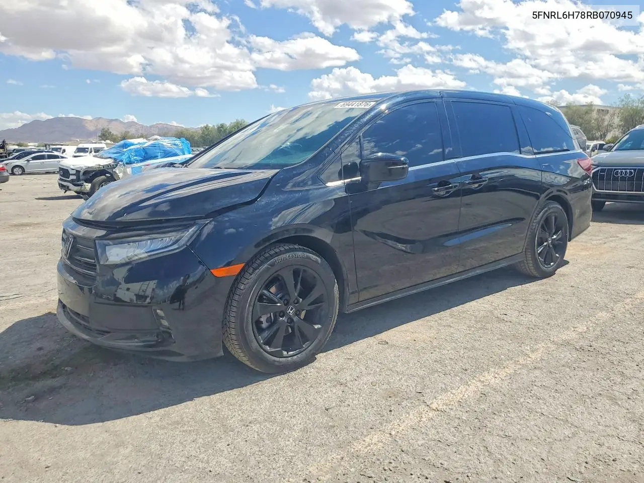 HONDA ODYSSEY 2024, VIN 5FNRL6H78RB070945