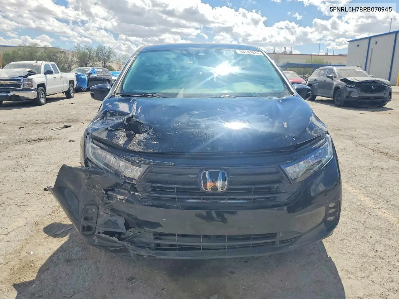 2024 HONDA ODYSSEY VIN 5FNRL6H78RB070945 — фото 5