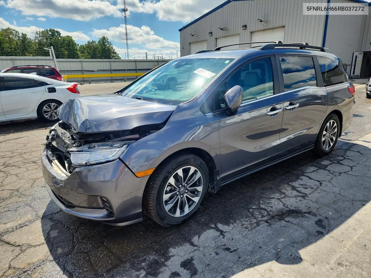 HONDA ODYSSEY 2024, VIN 5FNRL6H66RB037272