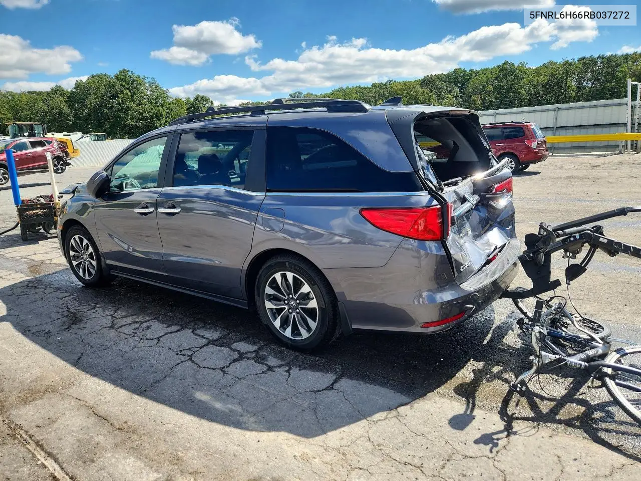 2024 HONDA ODYSSEY VIN 5FNRL6H66RB037272 — фото 2