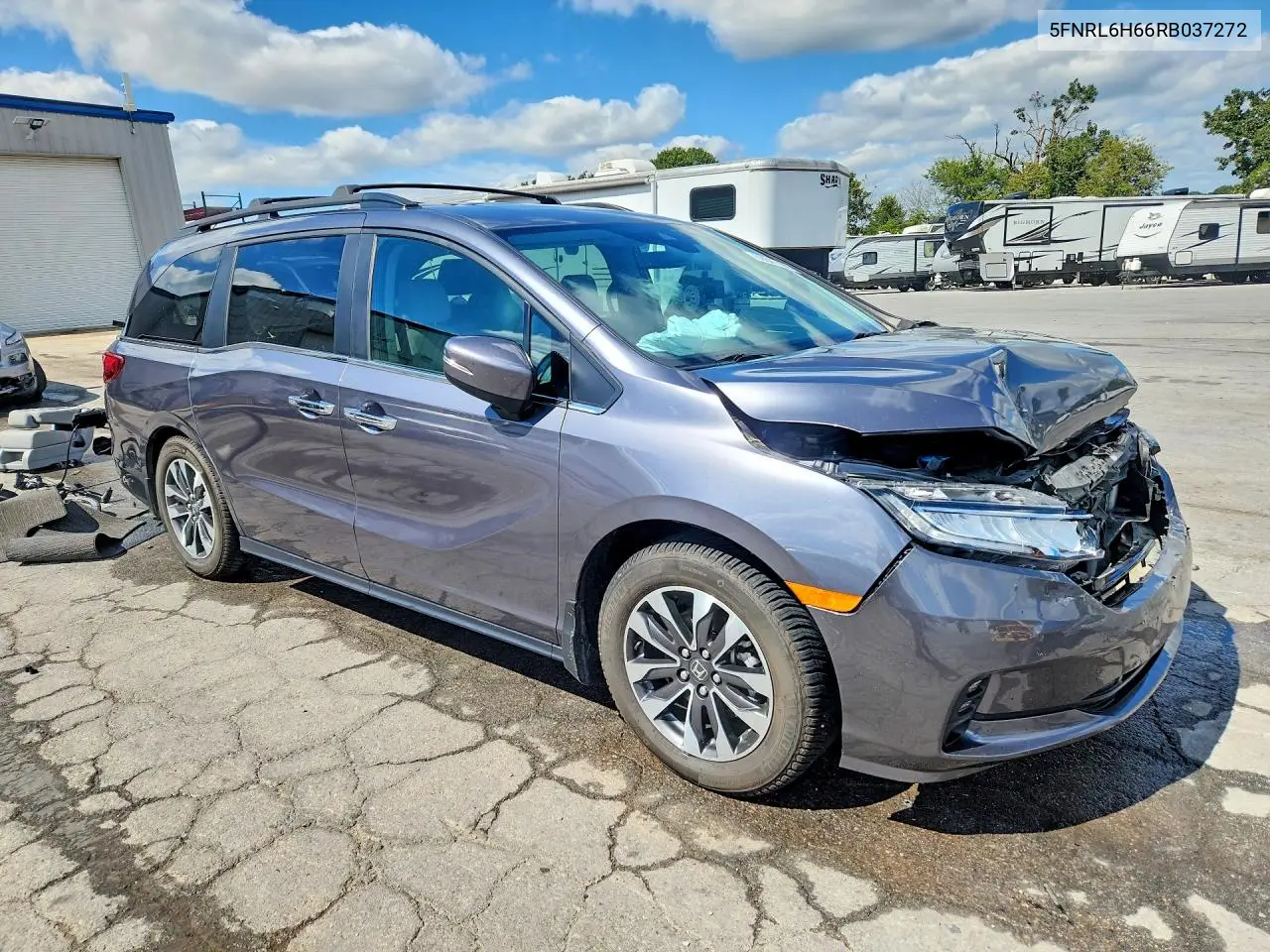 2024 HONDA ODYSSEY VIN 5FNRL6H66RB037272 — фото 4