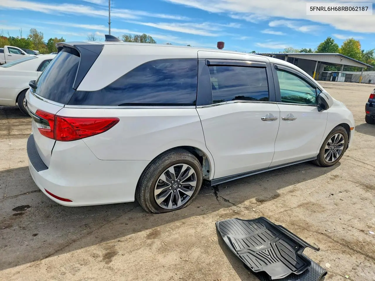 2024 HONDA ODYSSEY VIN 5FNRL6H68RB062187 — фото 3