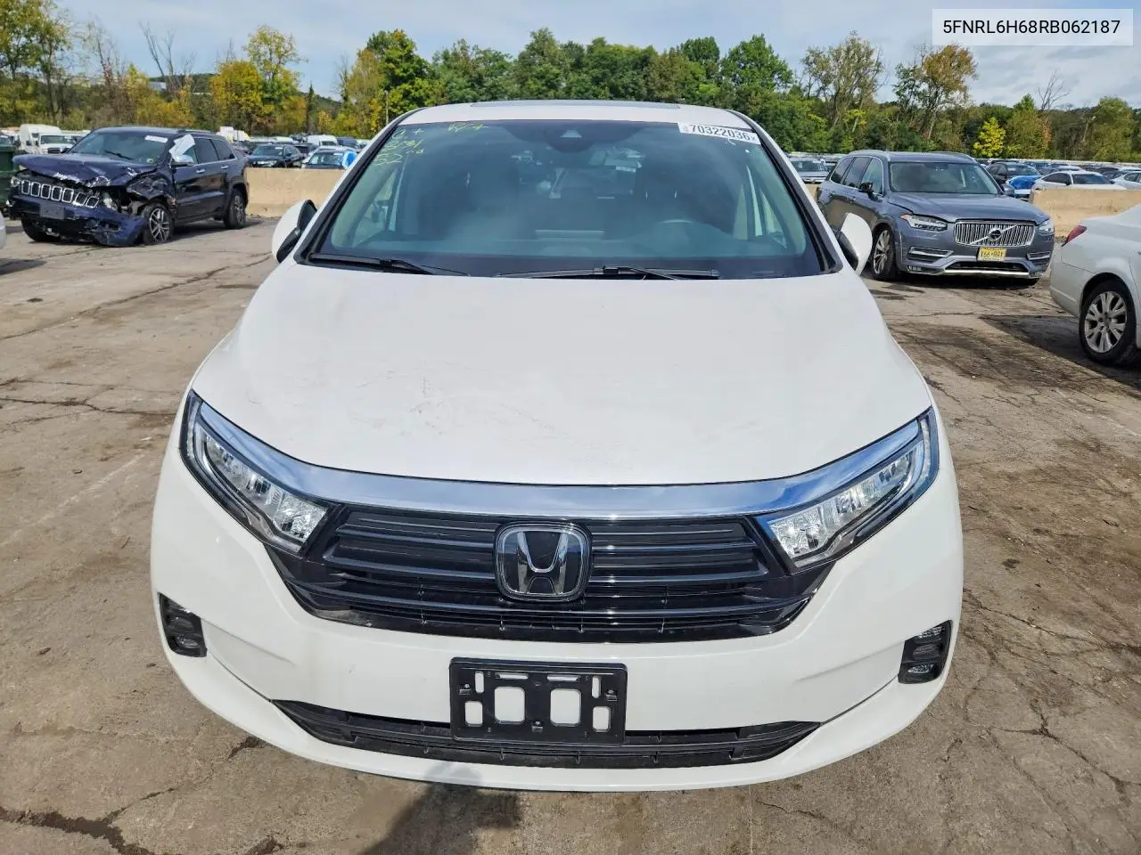 2024 HONDA ODYSSEY VIN 5FNRL6H68RB062187 — фото 5