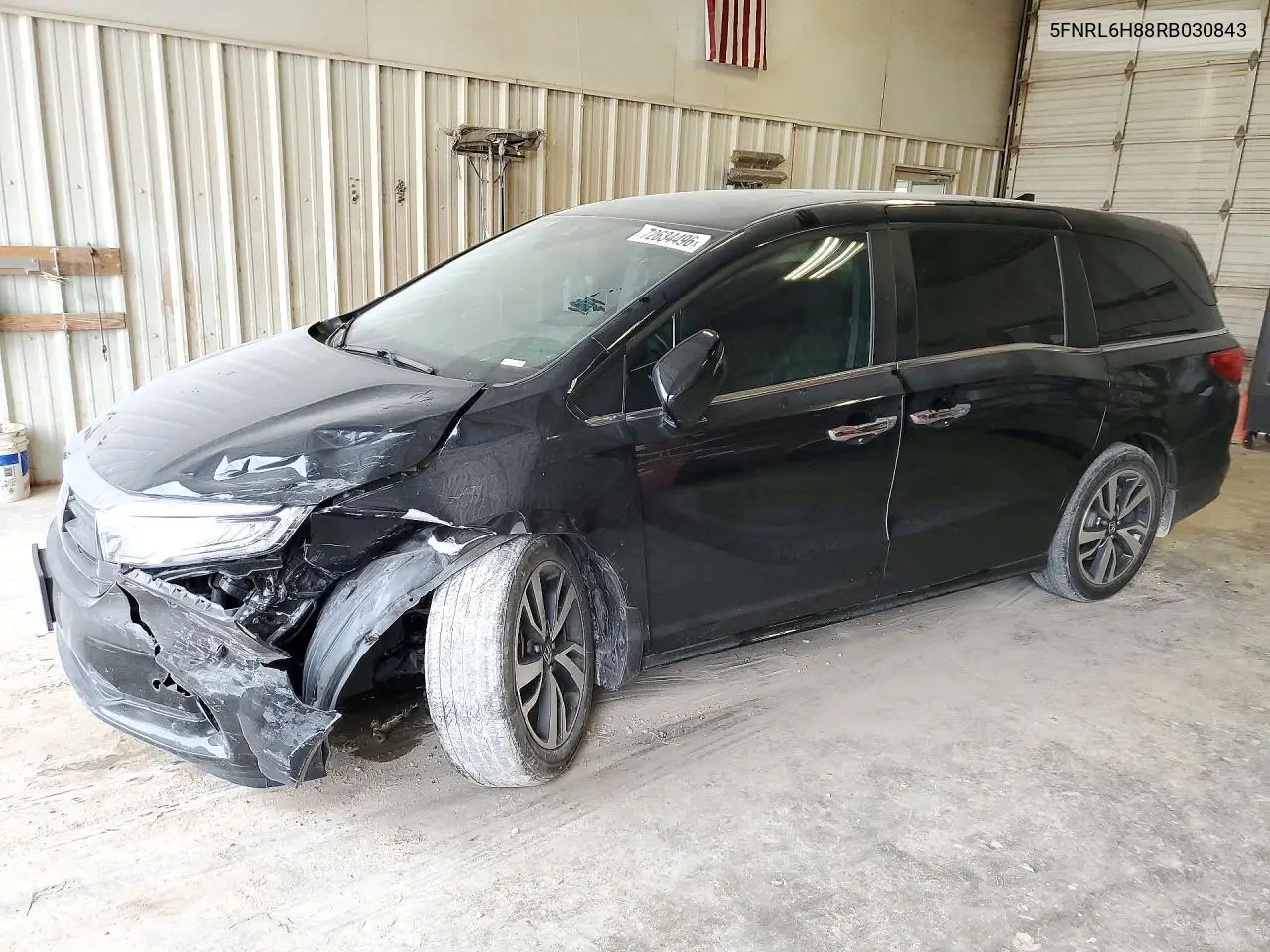 HONDA ODYSSEY 2024, VIN 5FNRL6H88RB030843