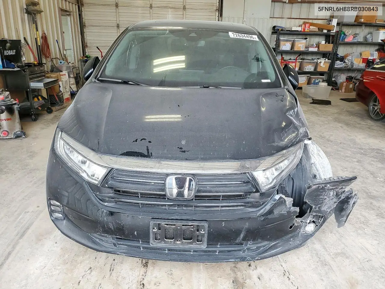 2024 HONDA ODYSSEY VIN 5FNRL6H88RB030843 — фото 5