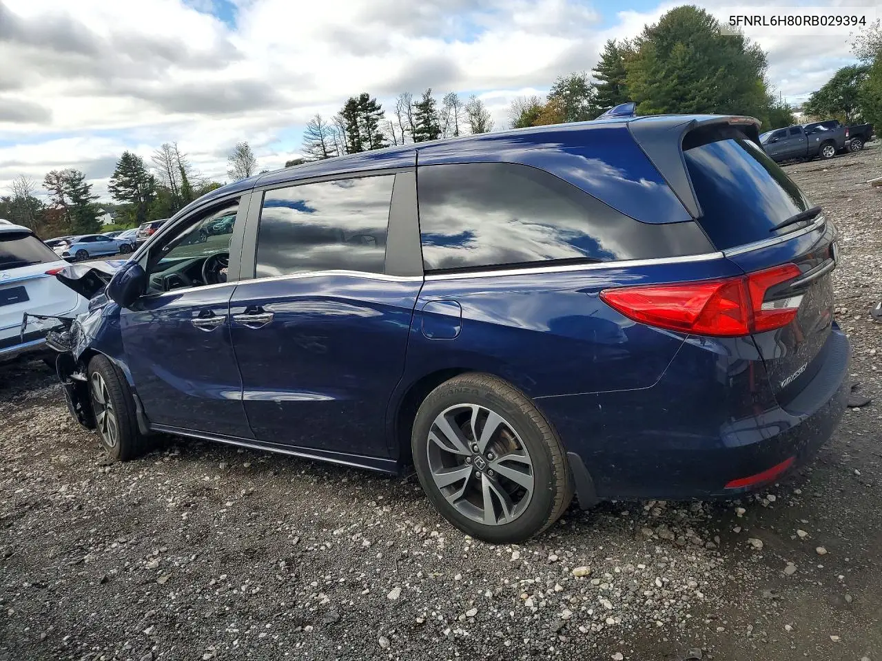 2024 HONDA ODYSSEY VIN 5FNRL6H80RB029394 — фото 2