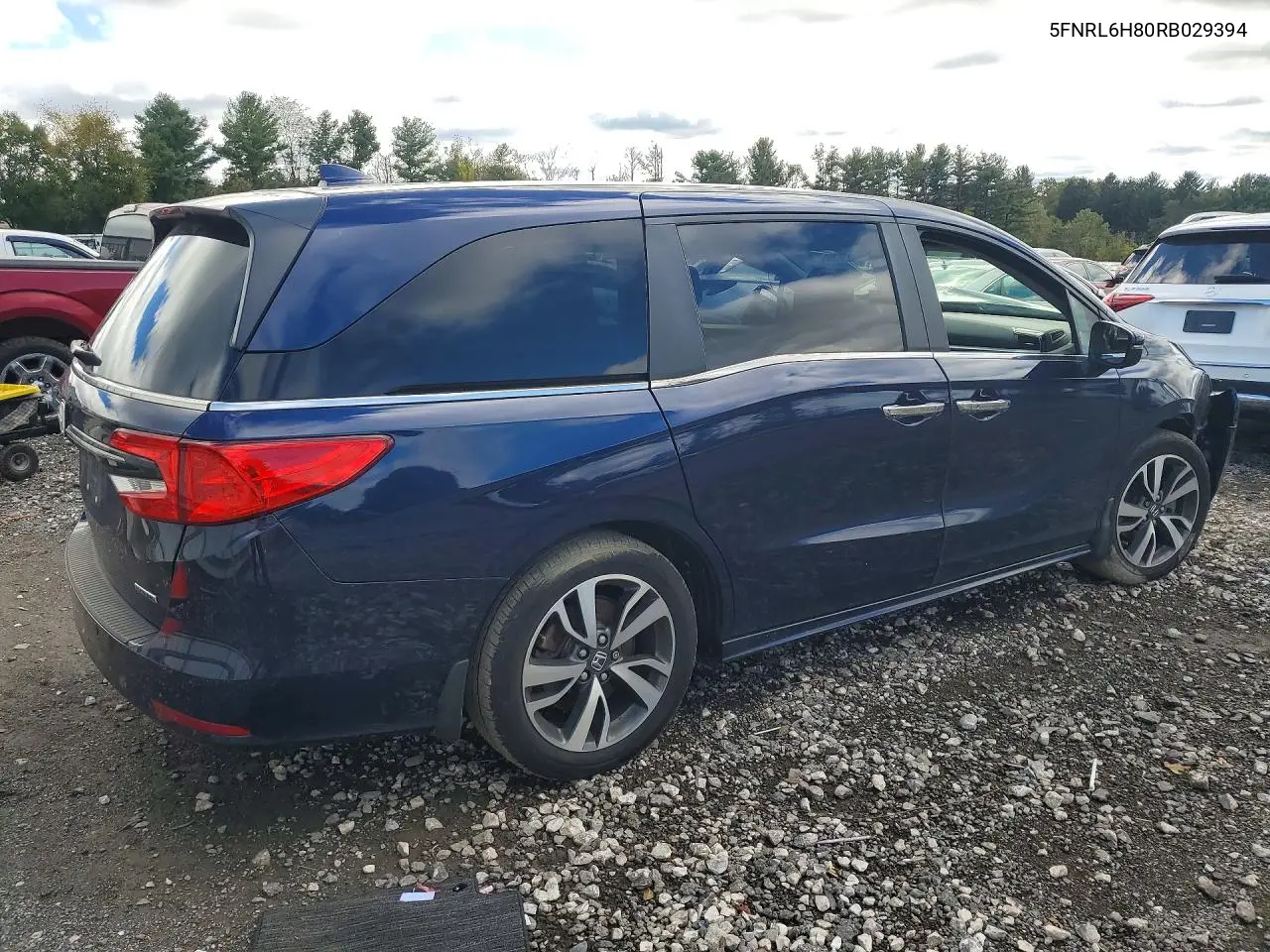 2024 HONDA ODYSSEY VIN 5FNRL6H80RB029394 — фото 3