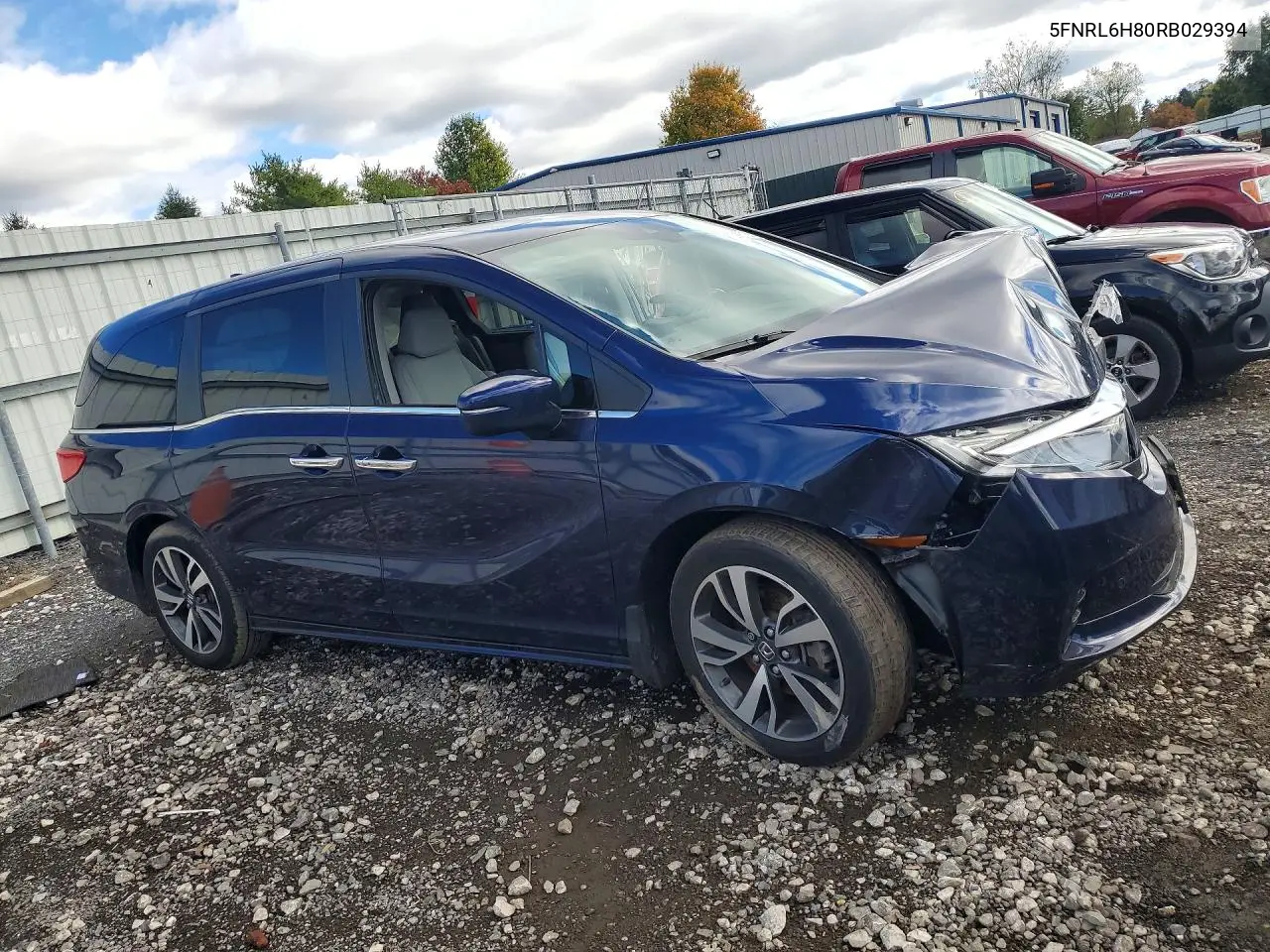 2024 HONDA ODYSSEY VIN 5FNRL6H80RB029394 — фото 4