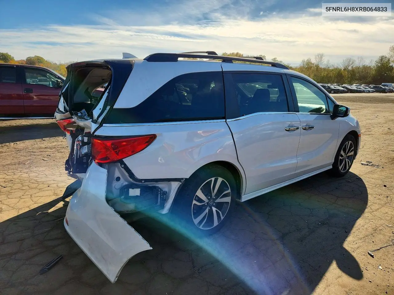 2024 HONDA ODYSSEY VIN 5FNRL6H8XRB064833 — фото 3