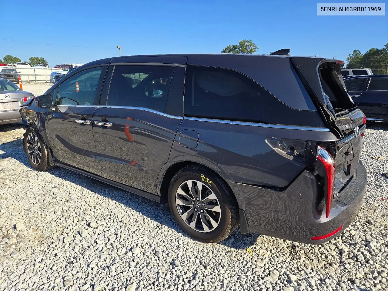 2024 HONDA ODYSSEY VIN 5FNRL6H63RB011969 — фото 2