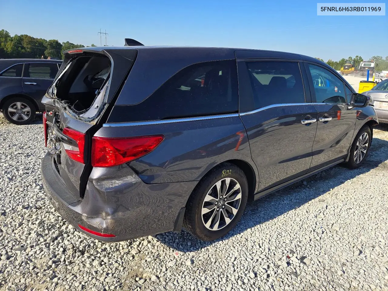 2024 HONDA ODYSSEY VIN 5FNRL6H63RB011969 — фото 3