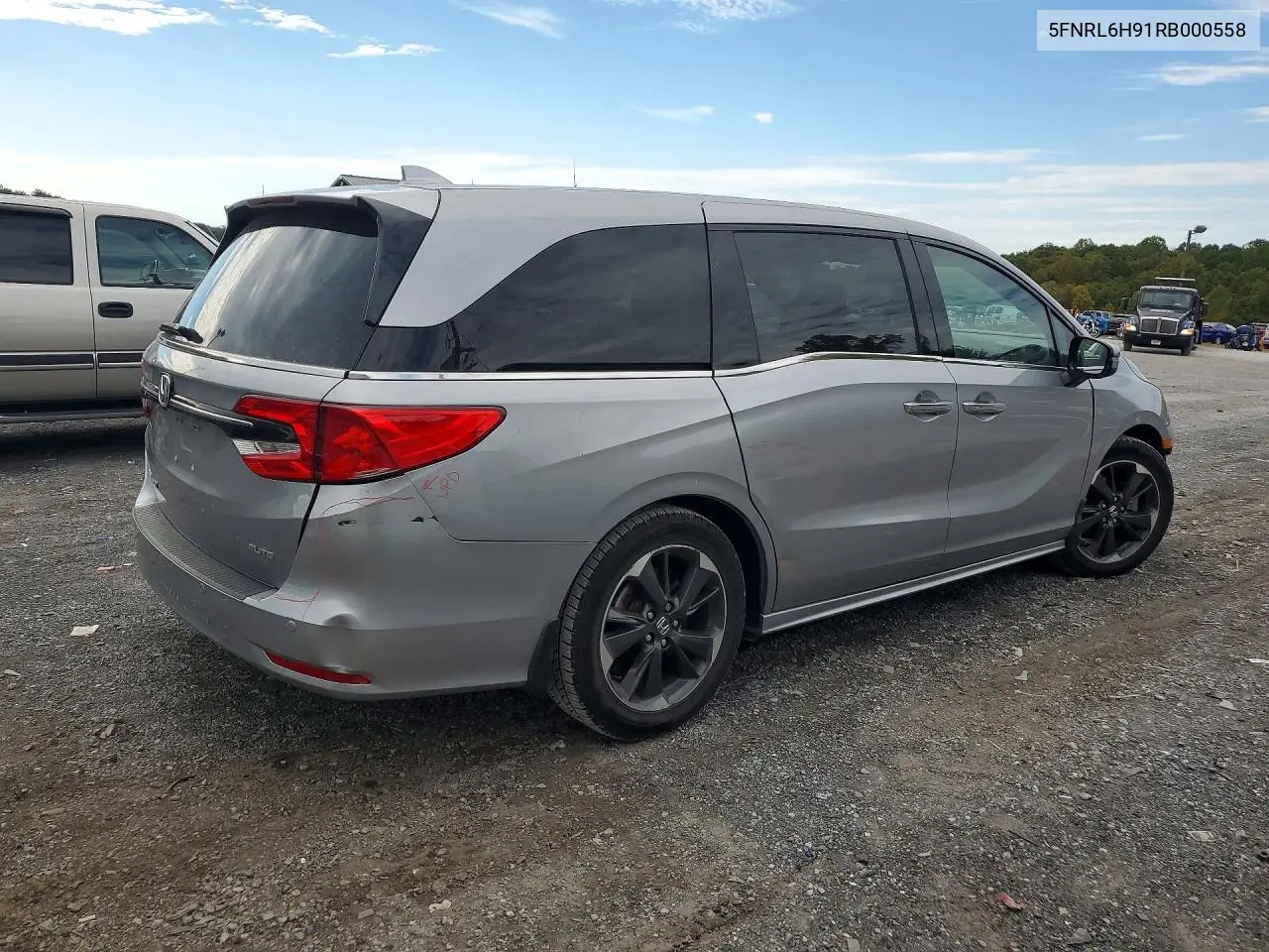 2024 HONDA ODYSSEY VIN 5FNRL6H91RB000558 — фото 3
