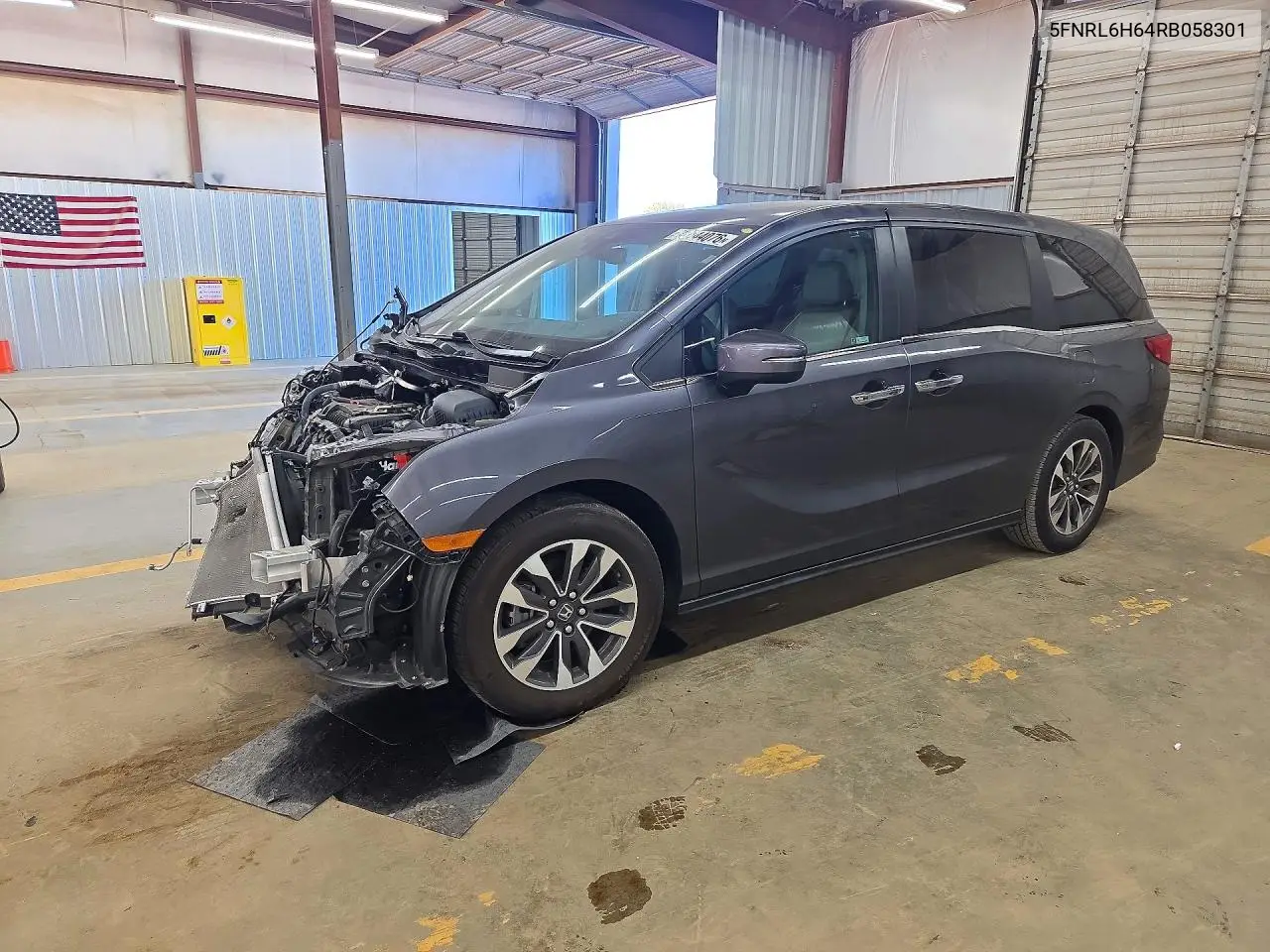 HONDA ODYSSEY 2024, VIN 5FNRL6H64RB058301